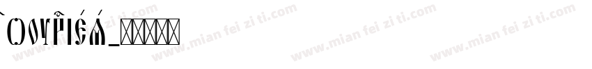 couries字体转换