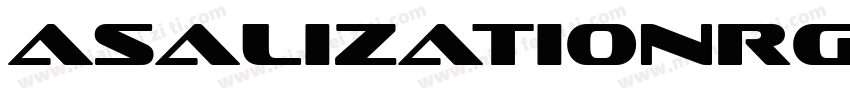 asalizationRgRegular字体转换