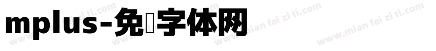mplus字体转换