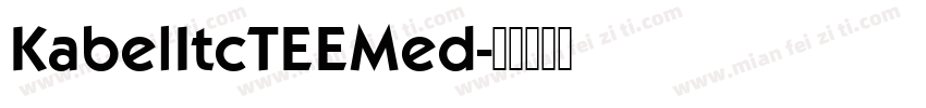 KabelItcTEEMed字体转换