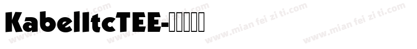 KabelItcTEE字体转换