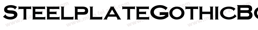 SteelplateGothicBold字体转换