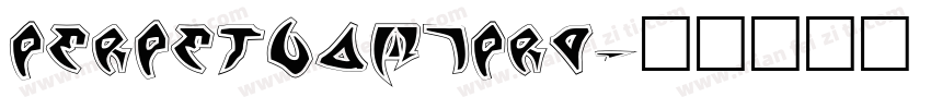 PerpetuaMTPro字体转换
