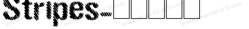 Stripes字体转换