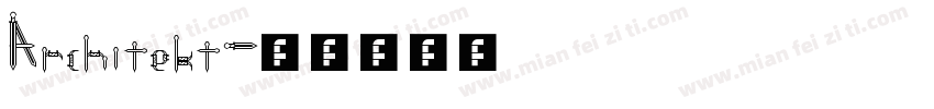 Architekt字体转换