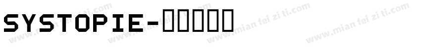 systopie字体转换