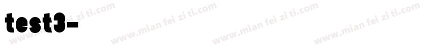 test3字体转换