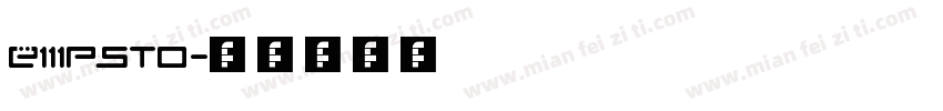 E111Psto字体转换