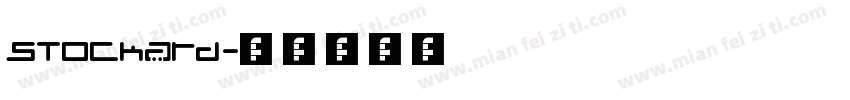 Stockard字体转换