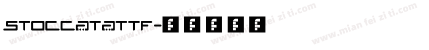 stoccatattf字体转换