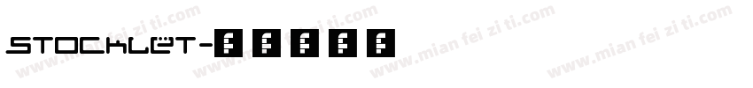 stocklet字体转换
