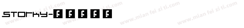 storky字体转换