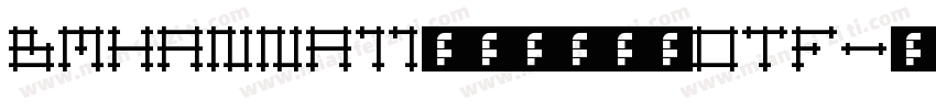 BMHANNA11yrsoldOTF字体转换