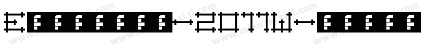 Easteria-2O11W字体转换