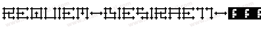 REQUIEM-DIESIRAE11字体转换