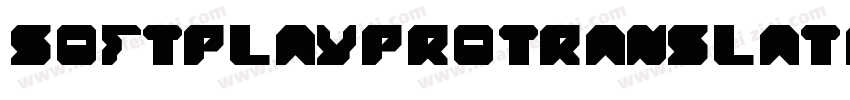 SoftPlayProTranslation字体转换