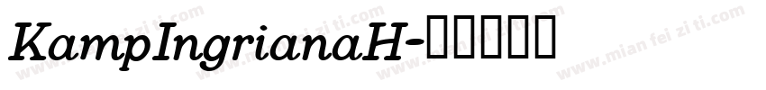 KampIngrianaH字体转换