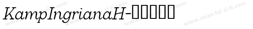KampIngrianaH字体转换