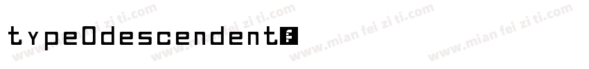 type0descendent字体转换