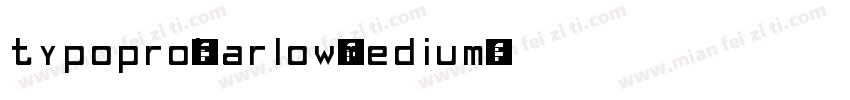 typopro-barlow-medium字体转换