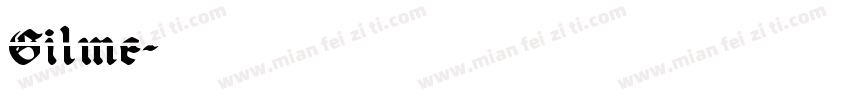 Gilme字体转换