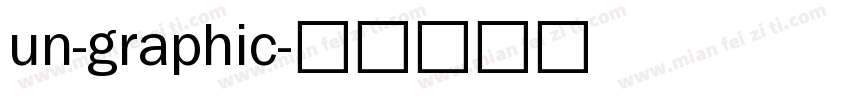 un-graphic字体转换