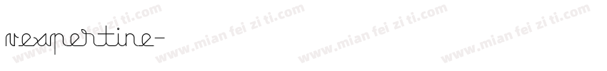 vespertine字体转换