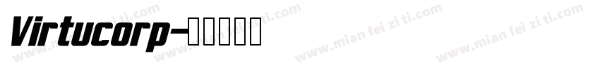Virtucorp字体转换