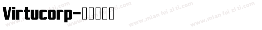 Virtucorp字体转换