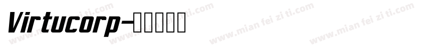 Virtucorp字体转换