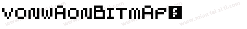 VONWAONBITMAP字体转换