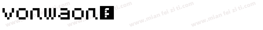vonwaon字体转换