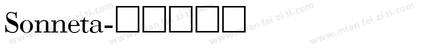 Sonneta字体转换