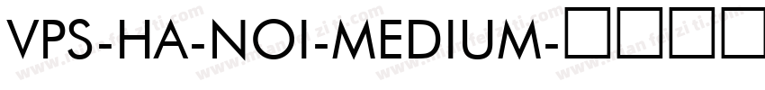 VPS-Ha-Noi-Medium字体转换