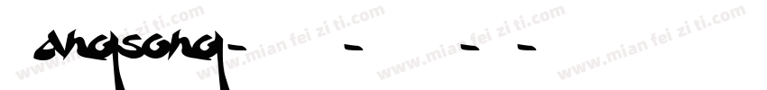 Fangsong-GBK-EUC-H字体转换