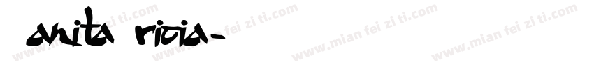 FanitaPricia字体转换
