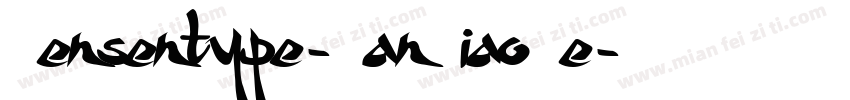 Tensentype-FanXiaoGe字体转换