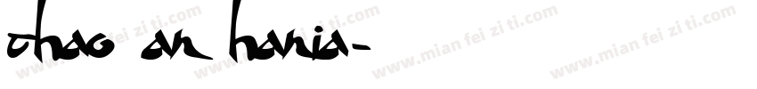 chaoFanZhania字体转换
