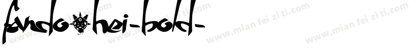 fando1hei-bold字体转换