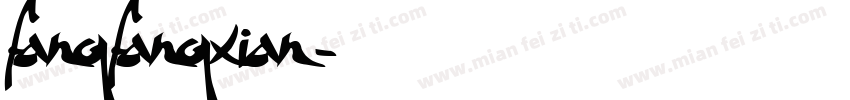 fangfangxian字体转换