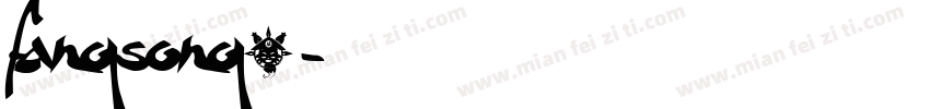 fangsong1字体转换