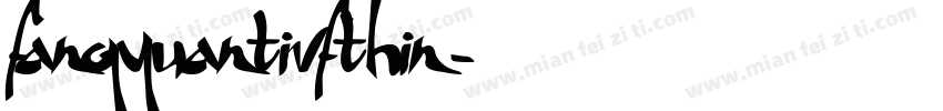 fangyuantivfthin字体转换