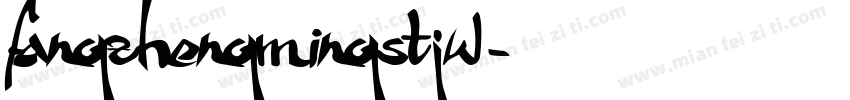 fangzhengmingstjw字体转换