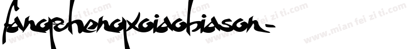 fangzhengxoiaobiason字体转换