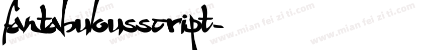 fantabulousscript字体转换