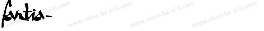 fantia字体转换