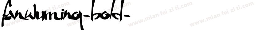 fanwuming-bold字体转换
