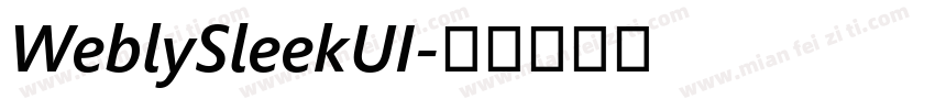 WeblySleekUI字体转换
