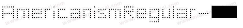 AmericanismRegular字体转换