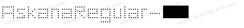 AskanaRegular字体转换